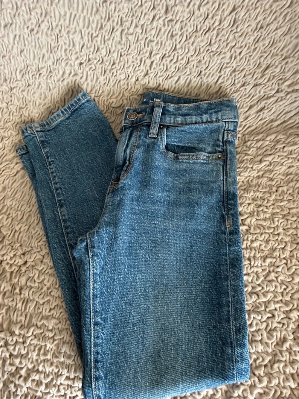 Old Navy Medium Blue Kids Slim Jeans